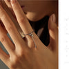 MODIAN D Color Moissanite Rings 925 Sterling Silver Adjustable Beads Boxes Exquisite Chain Rings For Women Fine Jewelry Gift