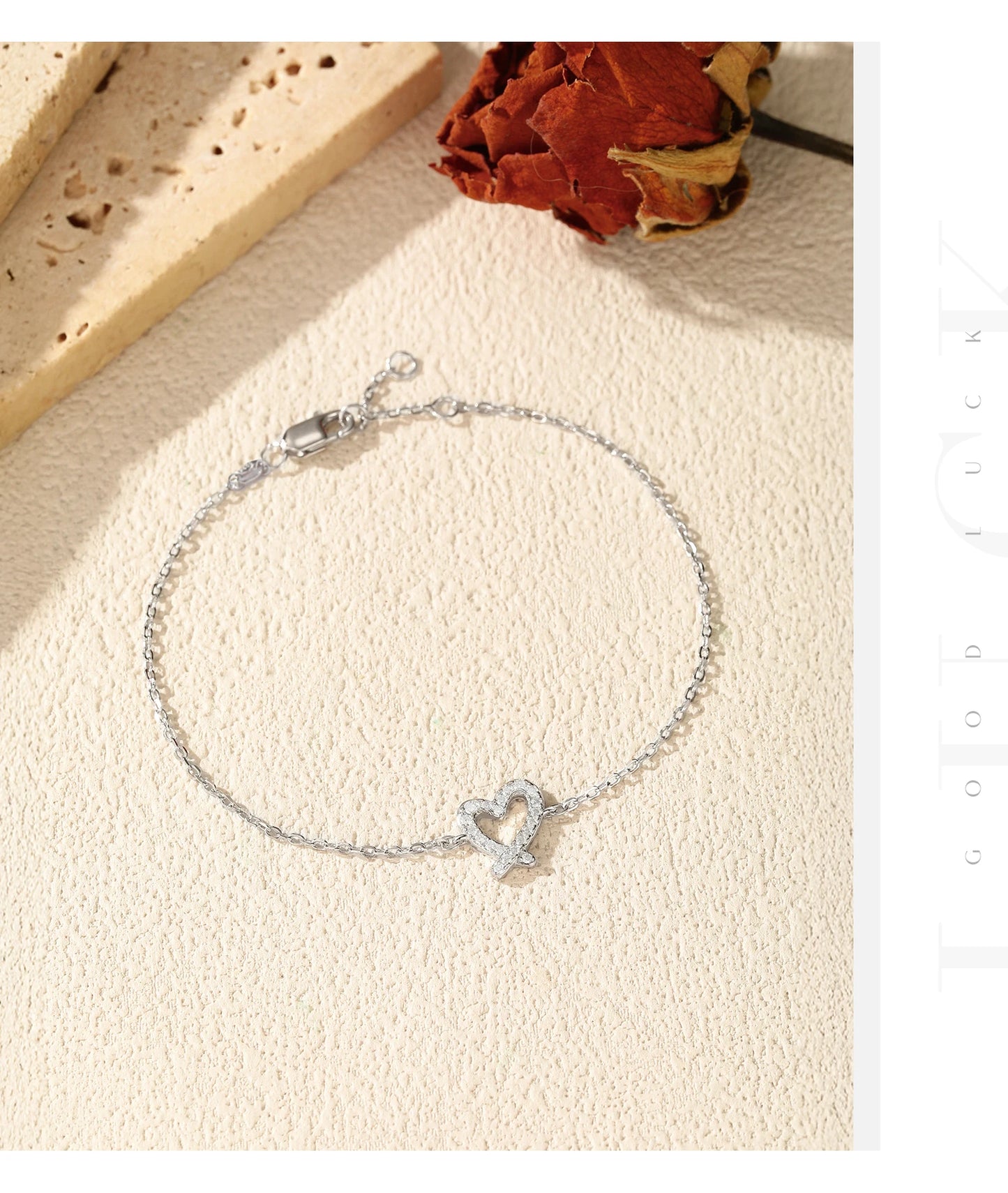 MODIAN Sparkle Moissanite Sets 925 Sterling Silver Sweet Irregular Heart Earrings Ring Bracelet Necklace For Women Jewelry Sets