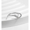 MODIAN D Color Moissanite Lab Diamond Rings 925 Sterling Silver Irregular Line Stackable Fashion Ring For Women Fine Jewelry