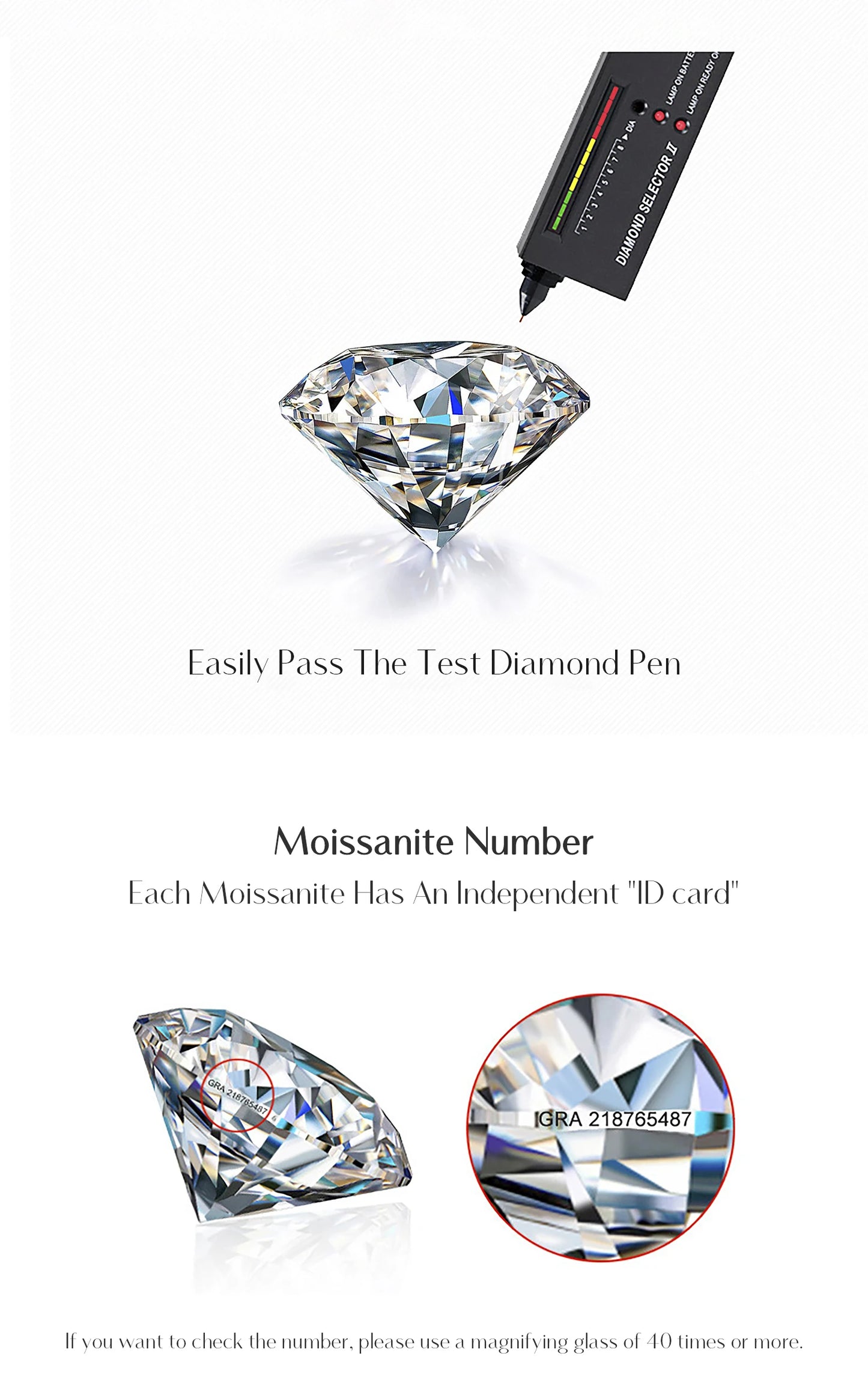 MODIAN D Color Moissanite Rings 925 Sterling Silver Adjustable Beads Boxes Exquisite Chain Rings For Women Fine Jewelry Gift