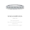 MODIAN Moissanite Wedding Band 925 Sterling Silver Ring Platinum Plated Lab Diamond Stackable Crown Jewelry For Women Gifts