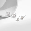 MODIAN D Color 1CT Moissanite Stud Earrings For Women 925 Sterling Silver 0.5CT Dazzling Lab Diamond Wedding Jewelry Gifts