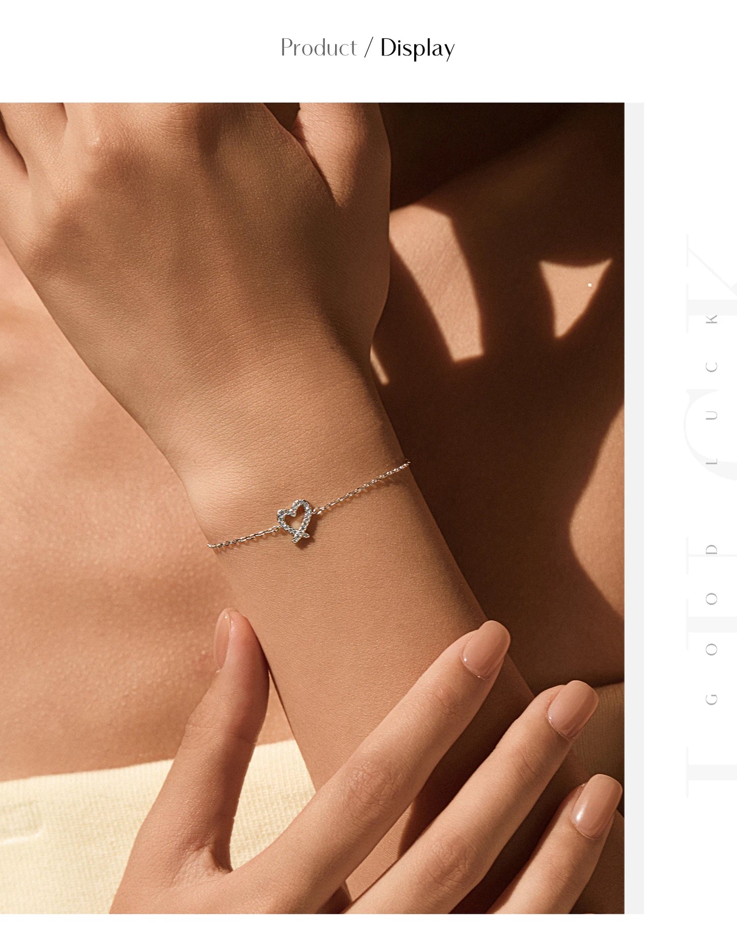 MODIAN D Color Moissanite 925 Sterling Silver Sweet Romantic Irregular Heart Link Chain Bracelet For Women Fine Jewelry