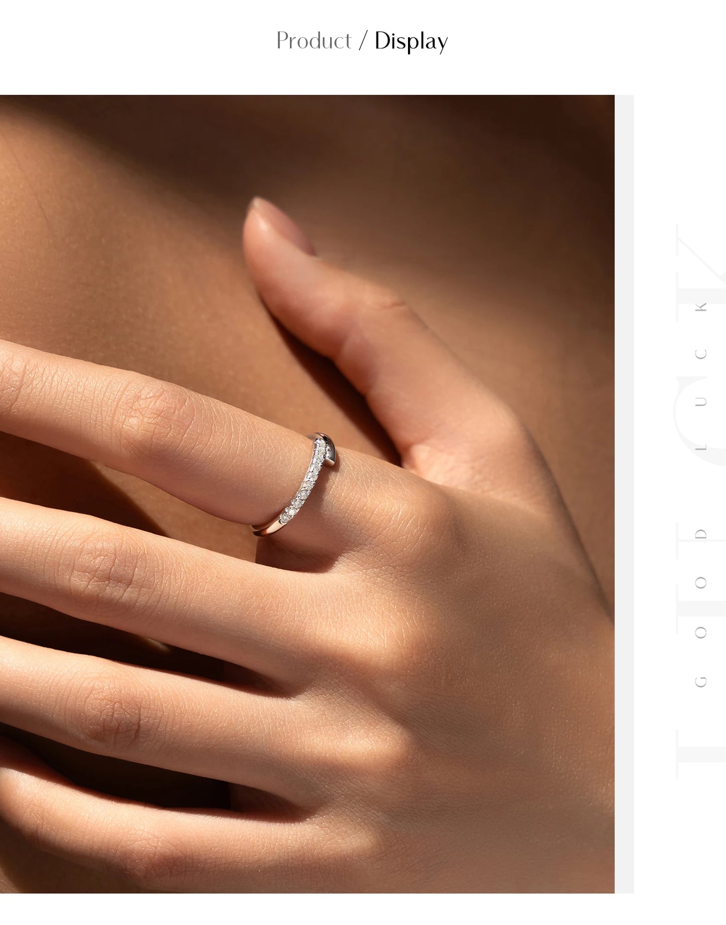 MODIAN D Color Moissanite 925 Sterling Silver Simple Sparkle Geometric Eternity Band Rings For Women Daily OL Fine Jewelry