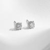 MODIAN D Color Moissanite Stud Earrings Round Cut Lab Created Diamond 925 Sterling Silver Silver Bridal Jewelry For Women Gifts