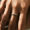MODIAN D Color Moissanite Ring Delicate Square 925 Sterling Silver Lab Diamond Ring For Women Wedding Statement Jewelry
