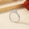 MODIAN D Color Moissanite Luxury Halo Rings 925 Sterling Silver Sparkling Wedding Engagement Rings For Women Fine Jewelry