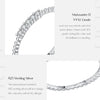 MODIAN Sparkling Moissanite Eternity Band Ring 925 Sterling Silver Stackable Popular Finger Rings For Women Party Jewelry