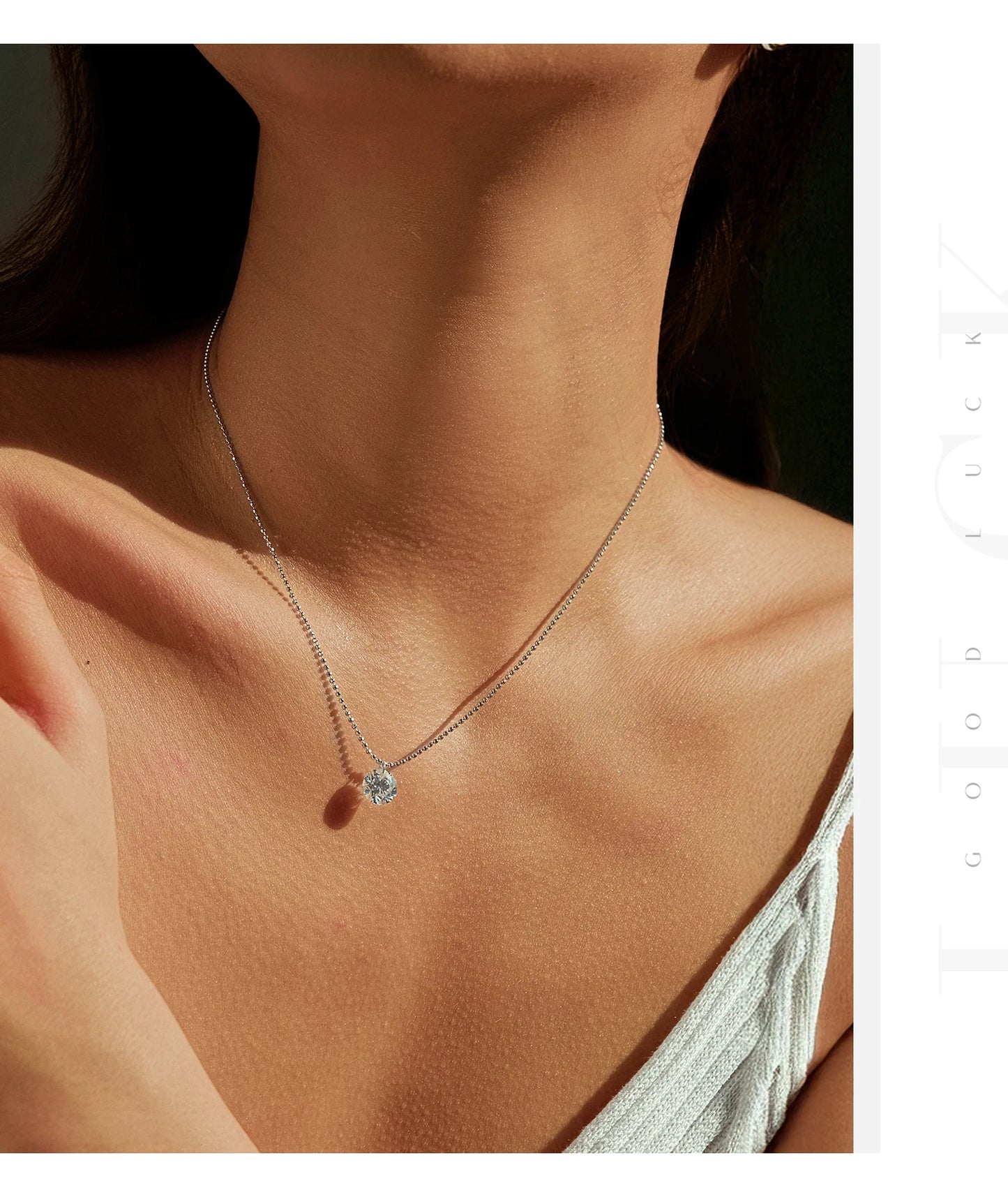 MODIAN 6 Styles D Color Geometric Moissanite Necklaces 925 Sterling Silver Dazzling Pendant Necklace For Women Fine Jewelry