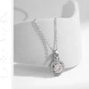 MODIAN 1 Carat D color Moissanite Pendant Necklace For Women 925 Sterling Silver Wedding Bridal Fine Jewelry With Certificate