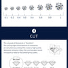 Modian Moissanite 1CT 2CT D Color VVS1 EX Luxury Stud Earrings 925 Sterling Silver Sparkling Earrings For Women Wedding Jewelry