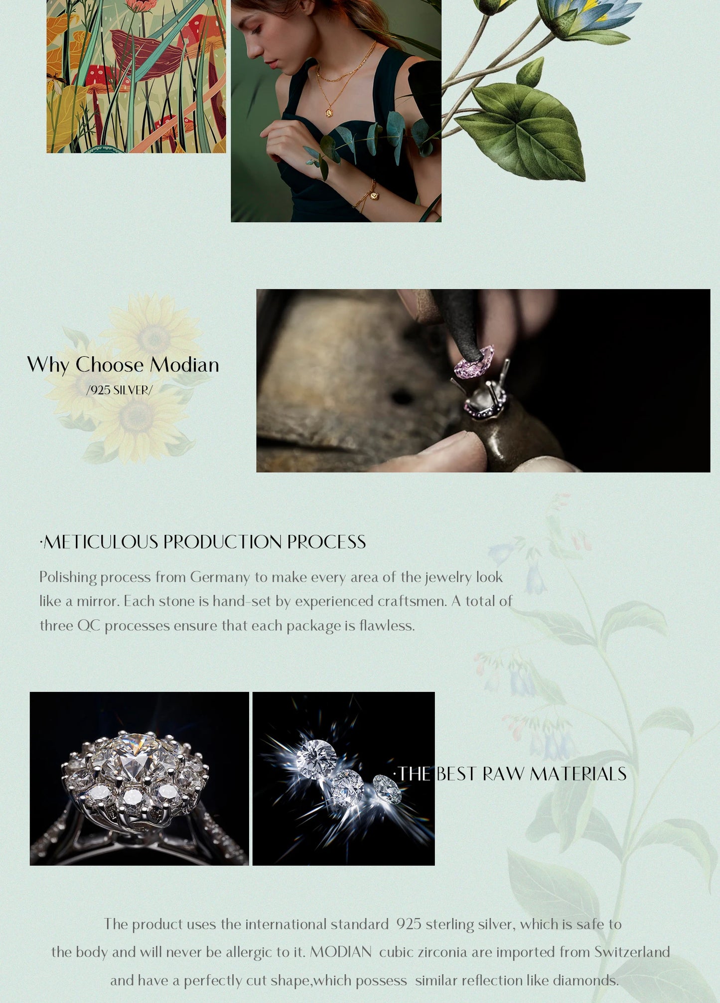 MODIAN 0.5CT Moissanite Bracelet 925 Sterling Silver Classic Link Chain Charms Bracelets For Women Luxury Wedding Jewelry