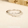 MODIAN Emerald Cut D Color Square Moissanite 925 Sterling Silver Classic Finger Rings For Women Wedding Statement Jewelry