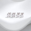 MODIAN D Color 1CT Moissanite Stud Earrings 925 Sterling Silver Brilliant Round Cut Lab Created Diamond Jewelry For Women
