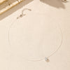 MODIAN 3 Styles Moissanite Necklace 925 Sterling Silver Simple Geometric Fishing Line Choker Necklaces For Women Fine Jewelry
