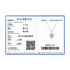 MODIAN 1CT Dazzling Moissanite Halo Necklace 925 Sterling Silver Heart Wedding Gfits Pendant Necklace For Women Fine Jewelry