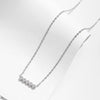 MODIAN D Color Moissanite 925 Sterling Silver Stackable Pendant Necklaces Lab Diamond Link Chain Jewelry For Women Luxury Gift