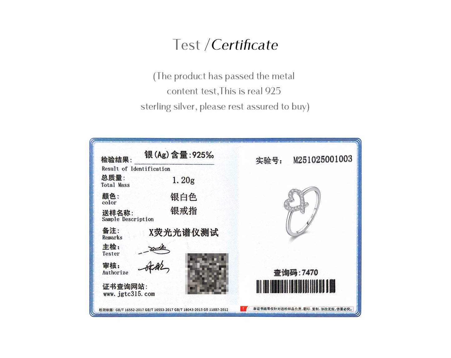 MODIAN Sparkling D Color Moissanite 925 Sterling Silver Rings Irregular Hollow Heart Finger Rings For Women Fine Jewelry