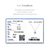 MODIAN 1CT Prong Setting Moissanite Necklace D color VVS1 Lab Diamond Pendant For Women 925 Sterling Silver Wedding Jewelry