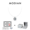 MODIAN 3 Styles Moissanite Necklace 925 Sterling Silver Simple Geometric Fishing Line Choker Necklaces For Women Fine Jewelry