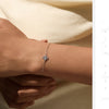 MODIAN D Color Moissanite 925 Sterling Silver Simple Daily Clubs Link Chain Trendy Bracelet For Women Fine Jewelry Gifts