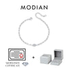 MODIAN Clear D Color Moissanite Bracelet 0.3 Carat Lab Diamond 925 Sterling Silver Elegant Bracelet For Women Fine Jewelry