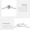 MODIAN 0.25CT Moissanite Bezel Setting Bracelet For Women Diamond 925 Sterling Silver Elegant Chain Bracelet Wedding Jewelry