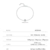 MODIAN D Color Moissanite Bracelet 925 Sterling Silver Classic Minimalist Daily Link Chain Bracelet For Women Fine Jewelry