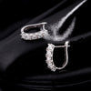 MODIAN D Color U Shape Moissanite Earrings 925 Sterling Silver Elegant Exquisite Hoop Earrings For Women Wedding Jewelry