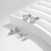 MODIAN 1.00Ct 2.00Ct Moissanite D Color Lab Diamond Stud Earrings For Women 925 Sterling Silver Basic Design Wedding Jewelry