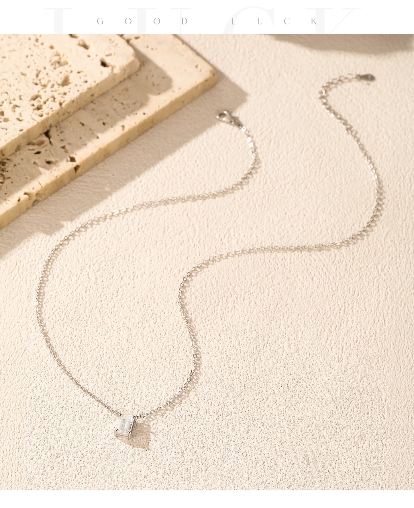 MODIAN 6 Styles D Color Geometric Moissanite Necklaces 925 Sterling Silver Dazzling Pendant Necklace For Women Fine Jewelry