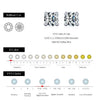 Modian Moissanite Gemstone Clear D Color 925 Sterling Silver Small Tiny Dazzling Stud Earrings For Women Wedding Fine Jewelry