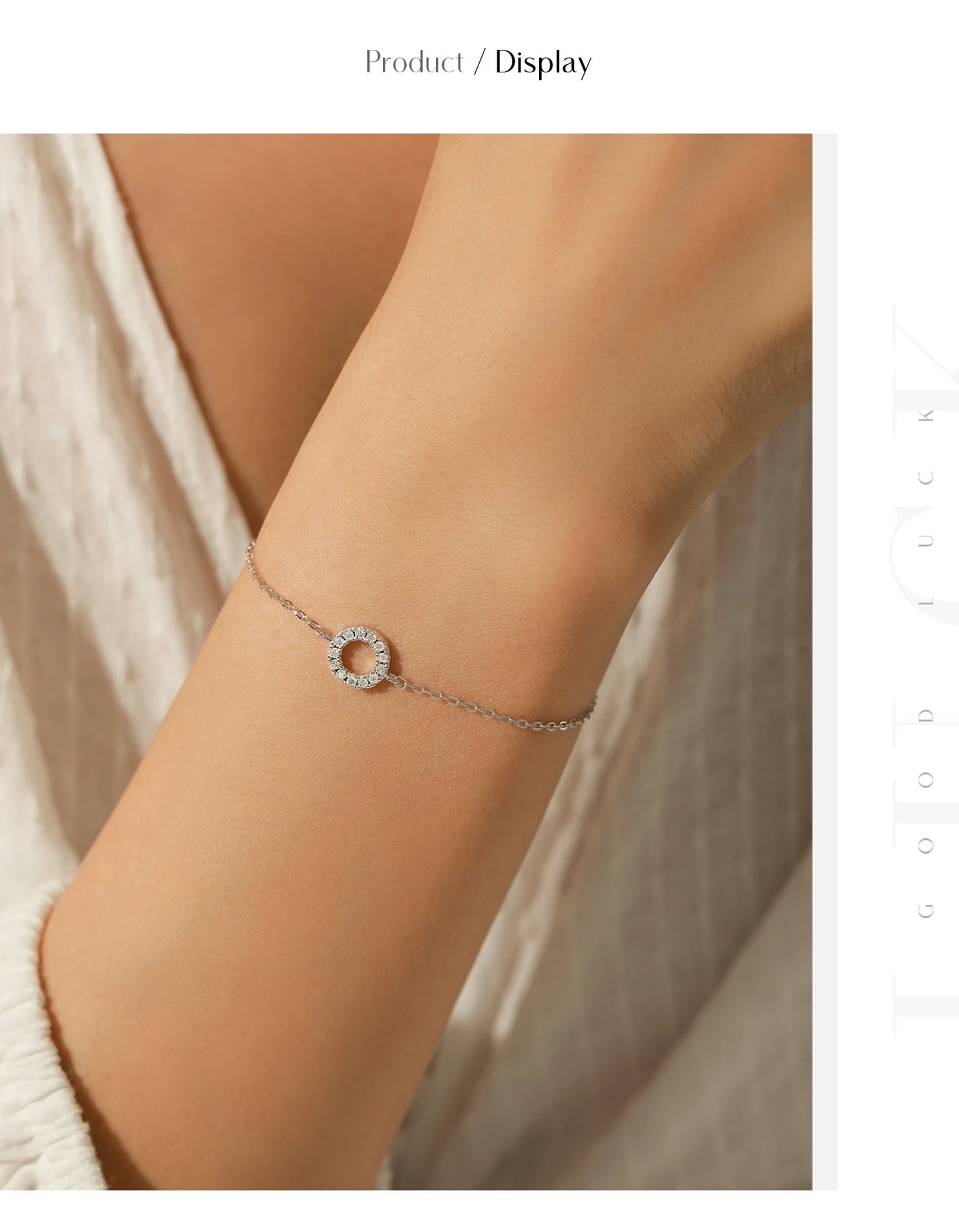 MODIAN D Color Moissanite Bracelet 925 Sterling Silver Fashion Hallow Out Round Link Chain Bracelet For Women Fine Jewelry Gifts