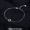 MODIAN D Color Moissanite Bracelet 925 Sterling Silver Fashion Hallow Out Round Link Chain Bracelet For Women Fine Jewelry Gifts