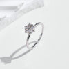 MODIAN 1CT Moissanite Lab Diamond Ring For Women 925 Sterling Silver Wedding Engagement Platinum Plated Fine Jewelry