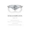 MODIAN Crown D Color Moissanite Ring Delicate Lab Diamond Ring 925 Sterling Silver For Women Wedding Engagement Jewelry