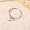 MODIAN D Color Moissanite Rings 925 Sterling Silver Adjustable Beads Boxes Exquisite Chain Rings For Women Fine Jewelry Gift