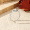 MODIAN D Color Heart  Moissanite Wedding Rings 925 Sterling Silver Luxury Halo Classic Rings For Women Dating Fine Jewelry