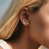 MODIAN D Color Heart Pear Square Moissanite Stud Earrings 925 Sterling Silver Lab Diamond Earrings For Women Wedding Jewelry
