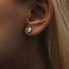 MODIAN D Color Heart Pear Square Moissanite Stud Earrings 925 Sterling Silver Lab Diamond Earrings For Women Wedding Jewelry