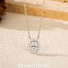 MODIAN D Color Oval Moissanite Necklaces 925 Sterling Silver Classic Pendant Necklace For Women Wedding Engagement Fine Jewelry