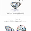 MODIAN Simple D Color Moissanite 925 Sterling Silver Dazzling Lab Created Diamond Ideal Cut Stud Earrings For Women Jewelry