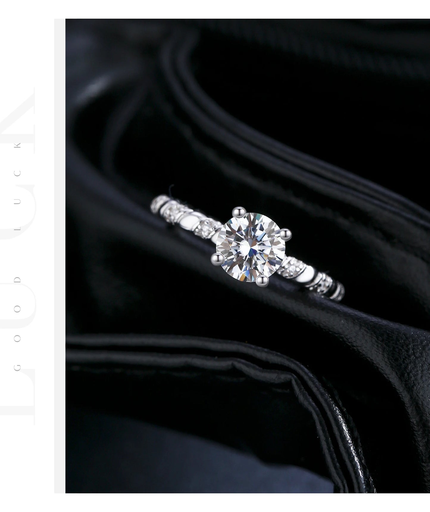 MODIAN 1CT Moissanite 925 Sterling Silver Sparkling Twist Lab Created Diamond Wedding Band Rings For Women Bridal Fine Jewelry