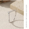 MODIAN D Color Moissanite Rings 925 Sterling Silver Exquisite Arrow Thin Finger Sparkling Rings For Women Wedding Fine Jewelry