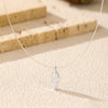 MODIAN 3 Styles Moissanite Necklace 925 Sterling Silver Simple Geometric Fishing Line Choker Necklaces For Women Fine Jewelry