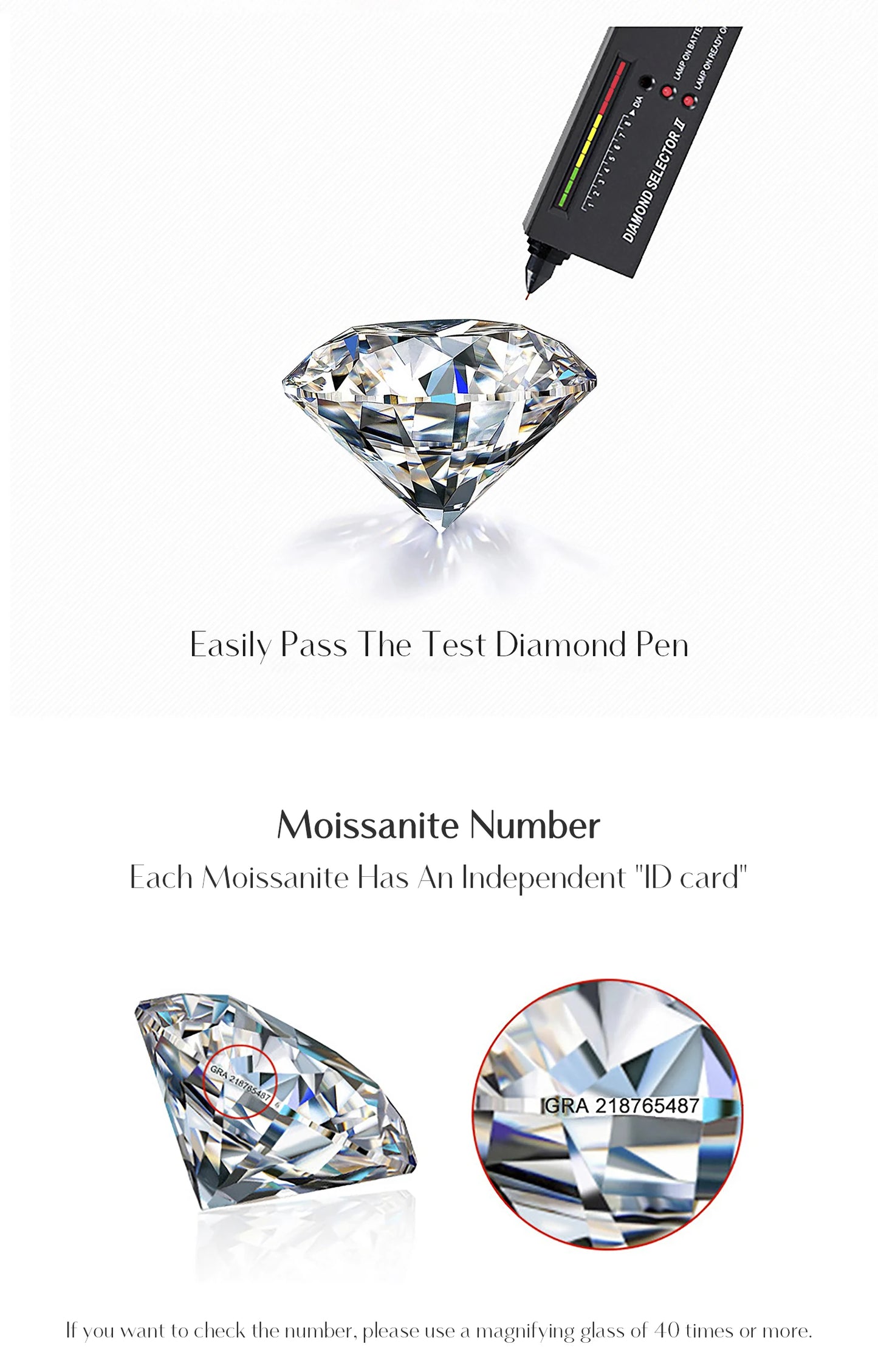MODIAN 1CT D Color Sparkling Moissanite Hook Earrings 925 Sterling Silver Round Sway Dangle Earrings For Women Fine Jewelry