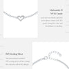 MODIAN D Color Pave Setting Moissanite Bracelets 925 Sterling Silver Romantic Heart Gourmette Bracelet For Women Jewelry Gifts