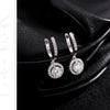 MODIAN D Color Moissanite Drop Earrings 925 Sterling Silver Halo Dangle Earrings For Women Wedding Engagement Fine Jewelry Gift