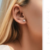 MODIAN D Color Heart Pear Square Moissanite Stud Earrings 925 Sterling Silver Lab Diamond Earrings For Women Wedding Jewelry