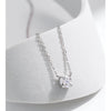MODIAN Moissanite Pendant Necklace D Color 0.8CT Lab Diamond For Women Wedding Engagement 925 Sterling Silver Fine Jewelry Gift